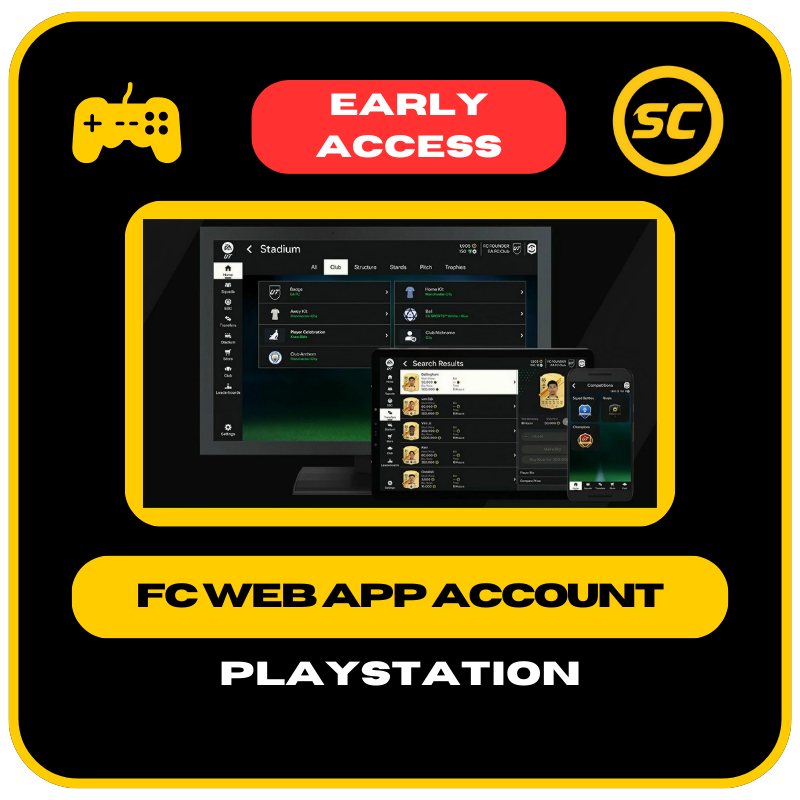 FC 26 - konto z odblokowanym rynkiem transferowym WebApp na platformę PS4 / PS5 (wczesny dostęp)